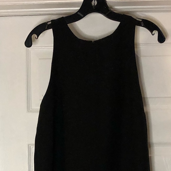 Banana Republic Black Fringe Dress Size 4 - Picture 4 of 4